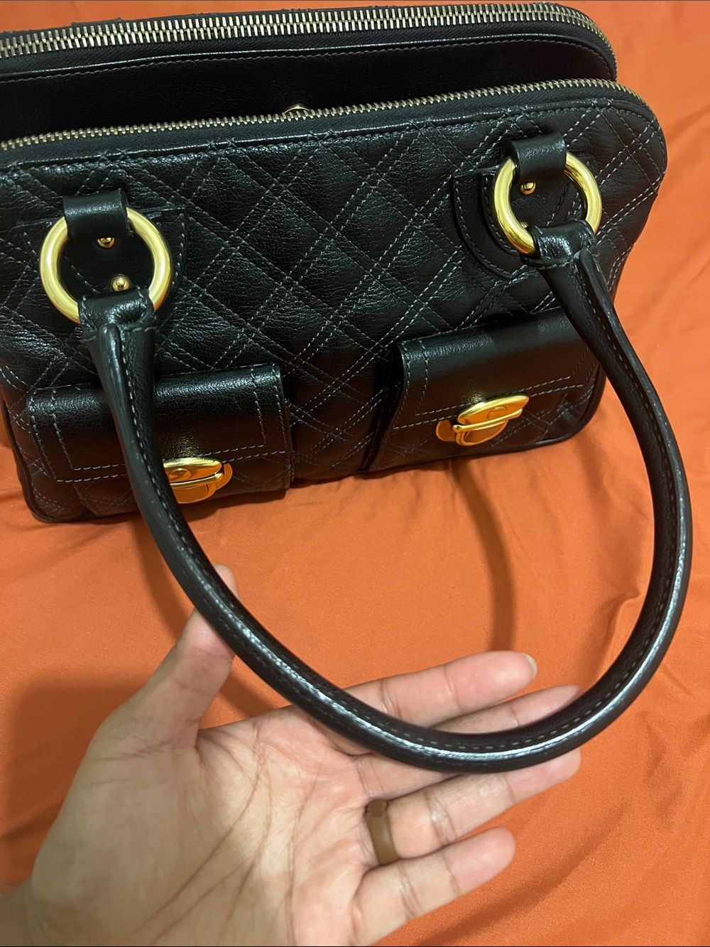Marc Jacobs Quilted Blake Satchel - Picture 13 of 16